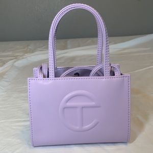 Small Lavender Telfar Shopping Bag